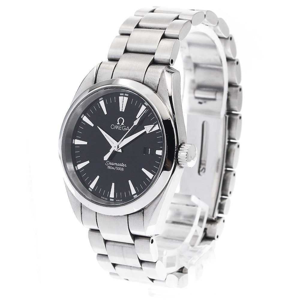OMEGA Seamaster Aqua Terra 2518.50 Date black Dial Quartz Boy's Watch_892455