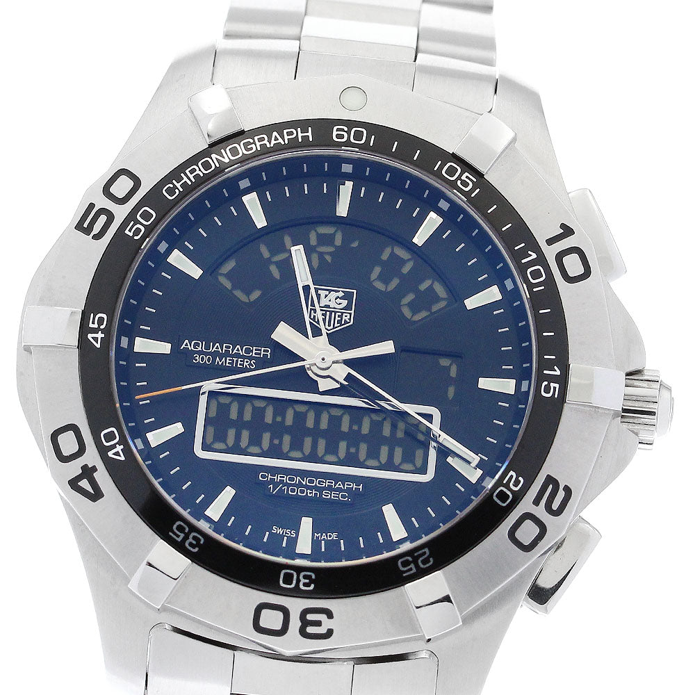 TAG HEUER Aqua Racer Chronometer CAF1010 black Dial Quartz Men's Watch_892474