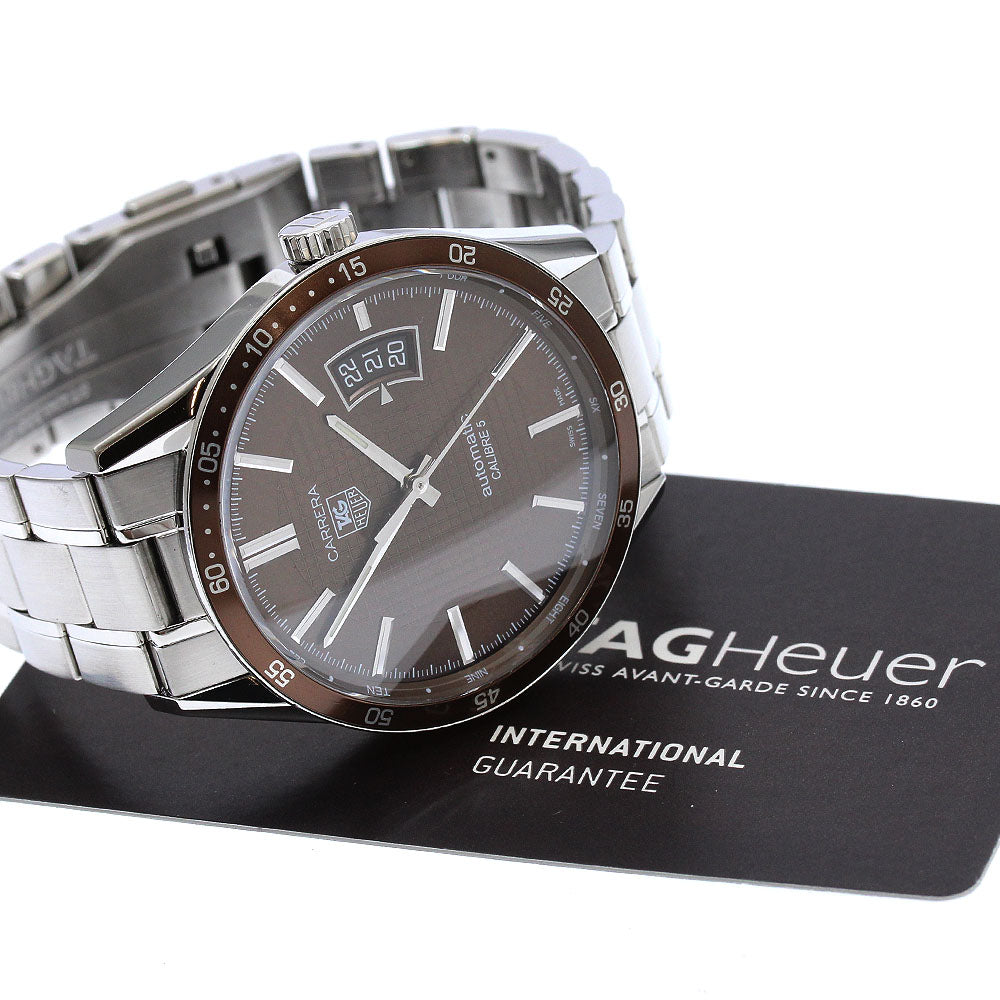TAG HEUER Carrera WV211N-0 Caliber 5 Brown Dial Automatic Men's Watch_892475