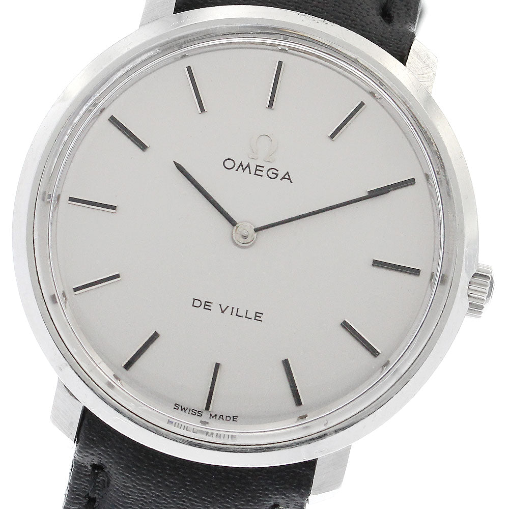 OMEGA De Ville TOOL104 Round Vintage Silver Dial Hand Winding Men's Watch_892486