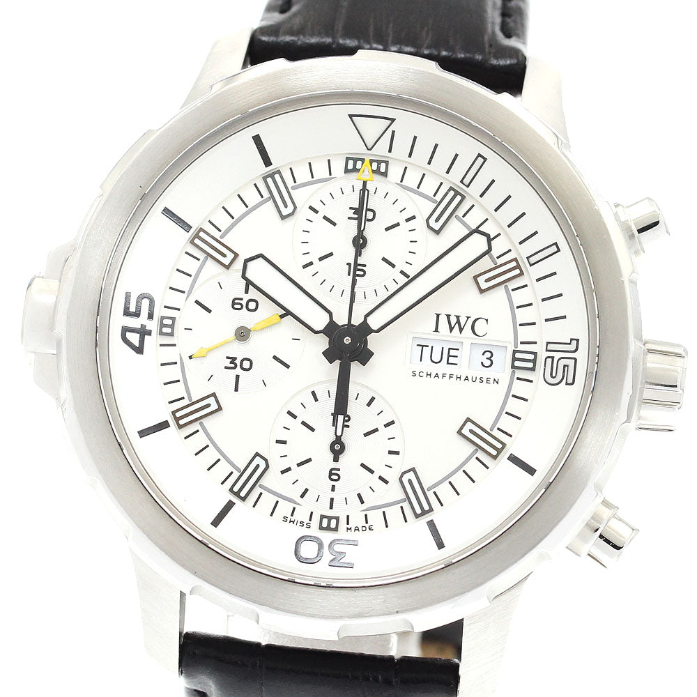 IWC SCHAFFHAUSEN Aqua timer IW376801 Chronograph Silver Dial Automatic Men's Watch_892491
