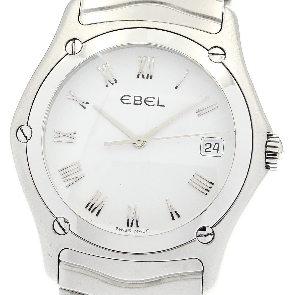 EBEL Classic wave E9187F41 Date white Dial Quartz Men's Watch_892506