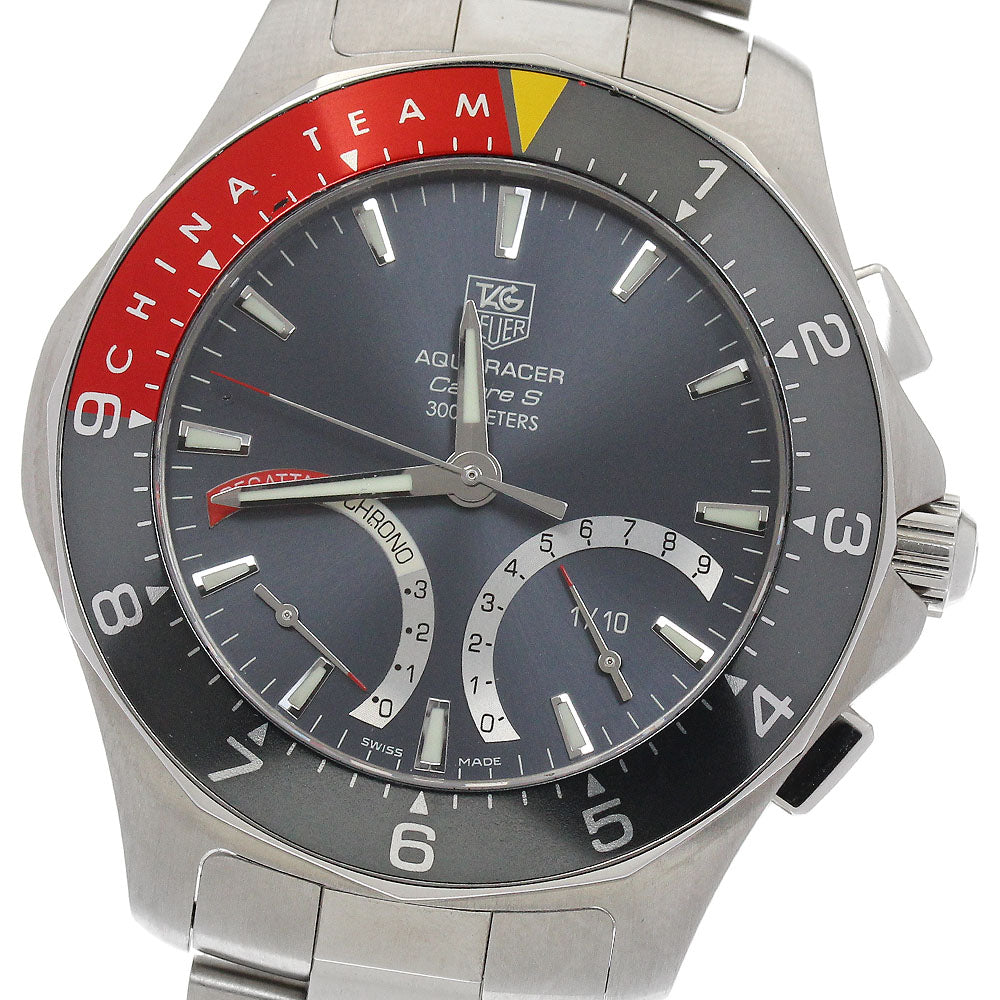 TAG HEUER Aquaracer Caliber S Regatta CAF7112.BA0803 Quartz Men's_892513