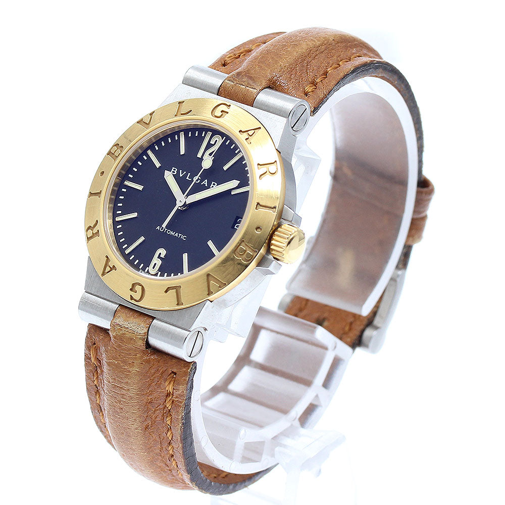 BVLGARI Diagono Sports LCV29SG K18YGBezel black Dial Automatic Ladies_892514