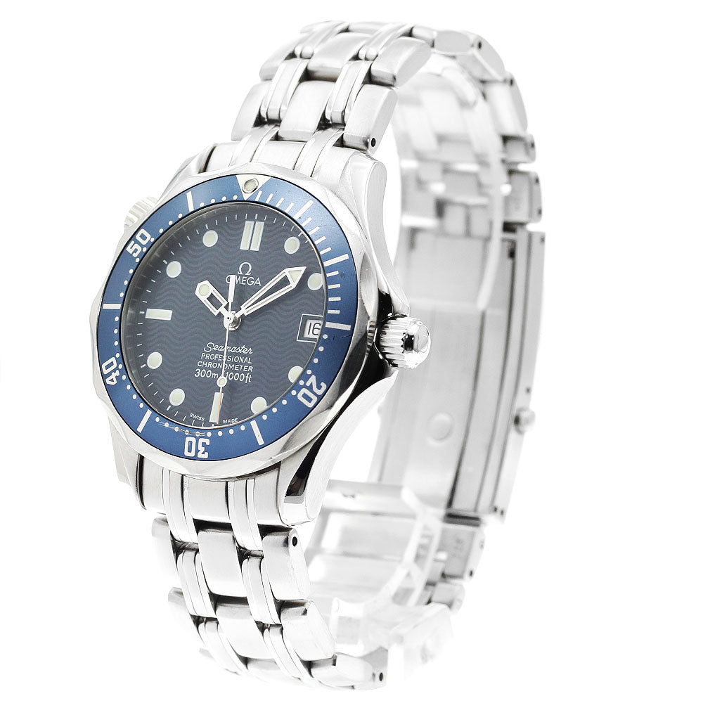 OMEGA Seamaster300 2551.80 Date Navy Dial Automatic Boy's Watch_892516