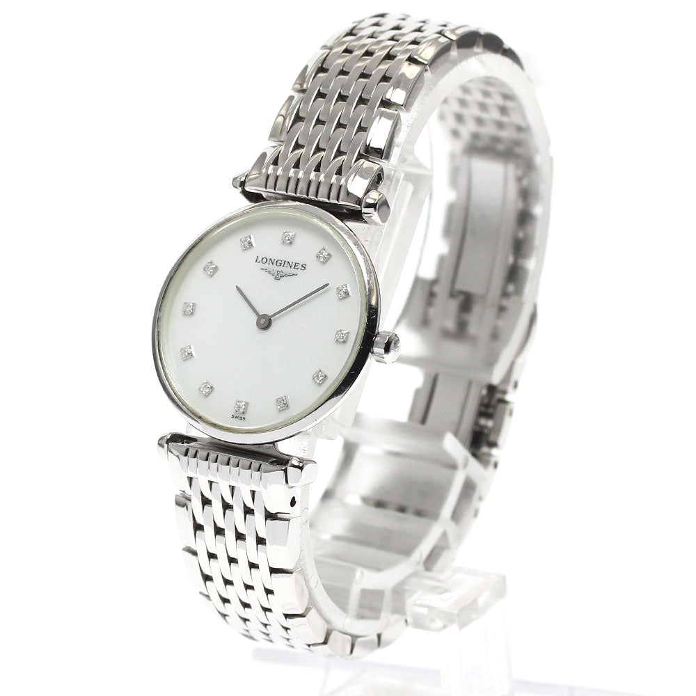 LONGINES La Grande Classic de Longines L4.209.4 12P diamond White shell Dial Quartz Ladies Watch_892521