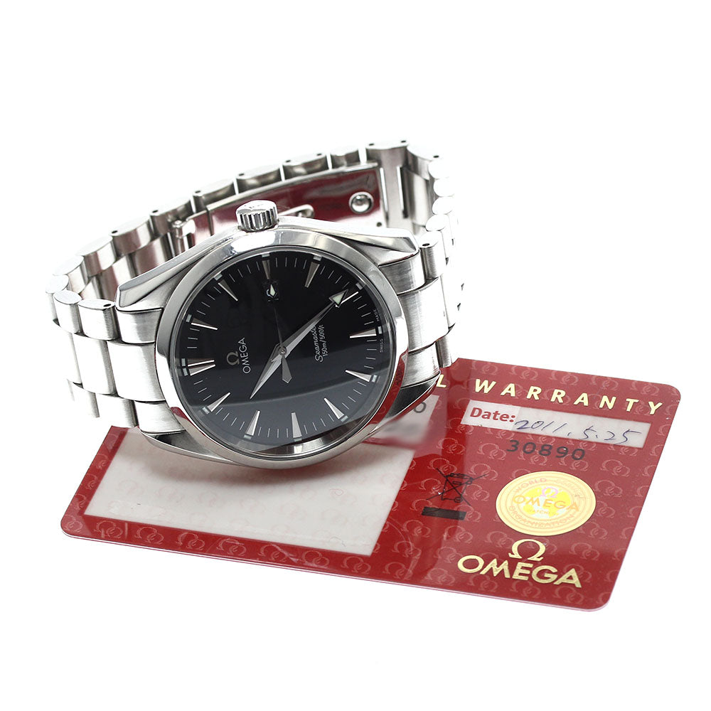 OMEGA Seamaster Aqua Terra 2517.50 Date black Dial Quartz Men's Watch_892537