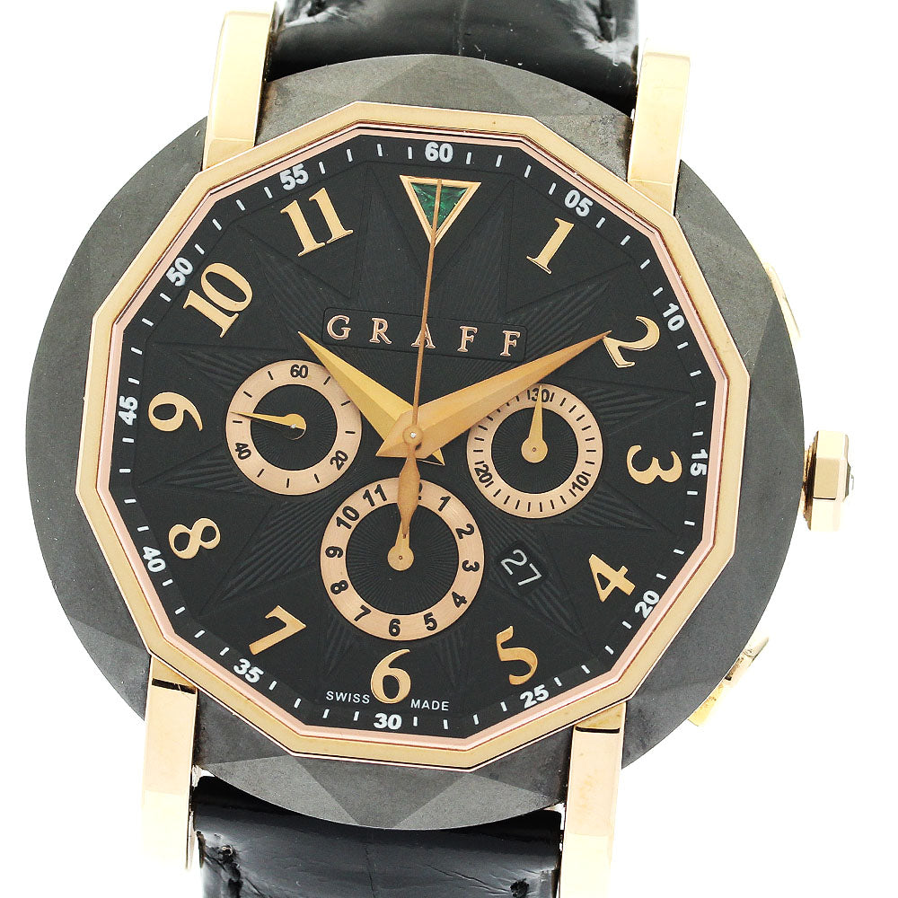 GRAFF Chronograph CG42DLCGG Date black Dial Automatic Men's Watch_892562
