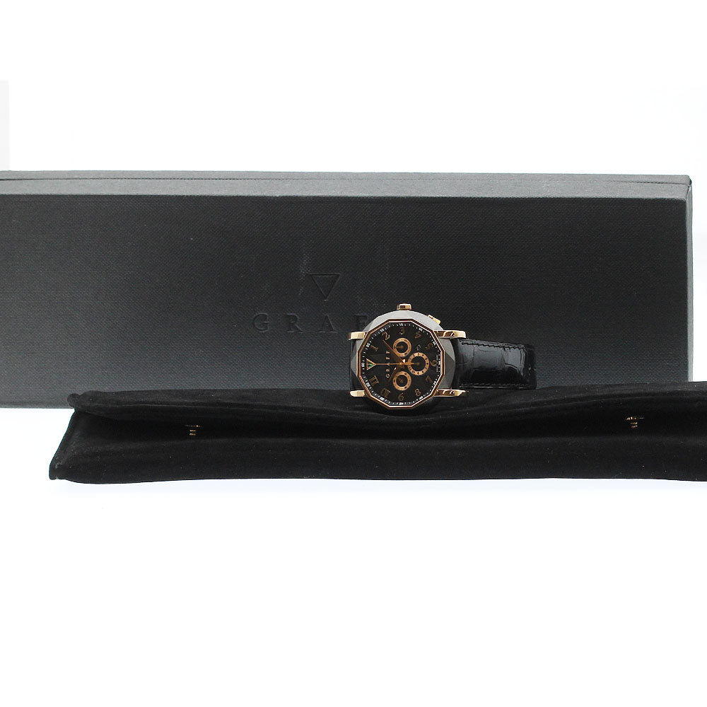 GRAFF Chronograph CG42DLCGG Date black Dial Automatic Men's Watch_892562