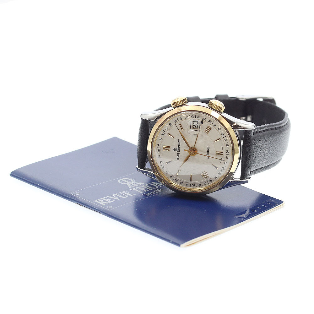 REVUE THOMMEN cricket 8318002 Alarm Silver Dial Hand Winding Men's Watch_892571