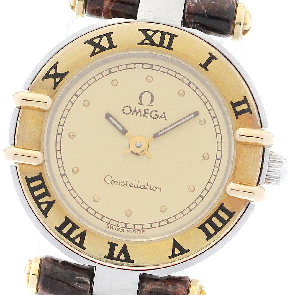 OMEGA Constellation gold Dial Quartz Ladies Watch_892800