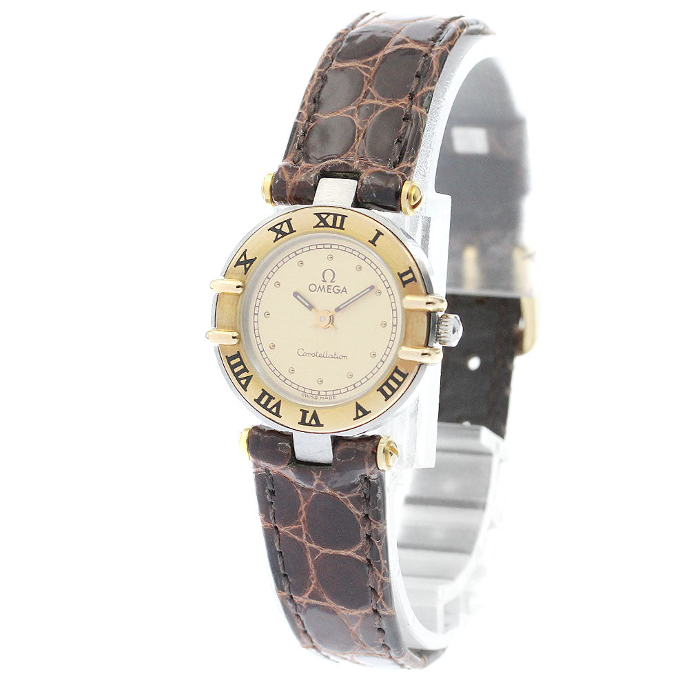 OMEGA Constellation gold Dial Quartz Ladies Watch_892800