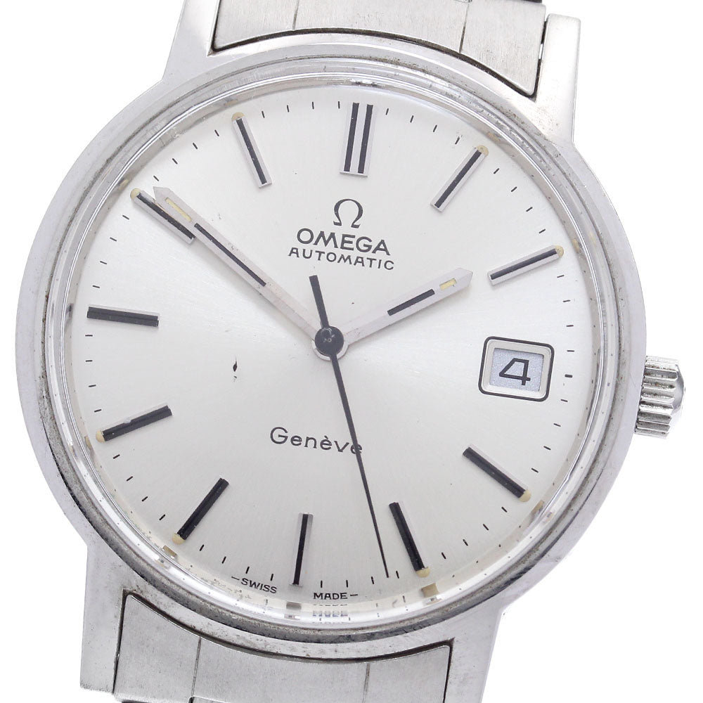 OMEGA Geneve 166.0163 Date Cal.1012 Silver Dial Automatic Men's Watch_892943
