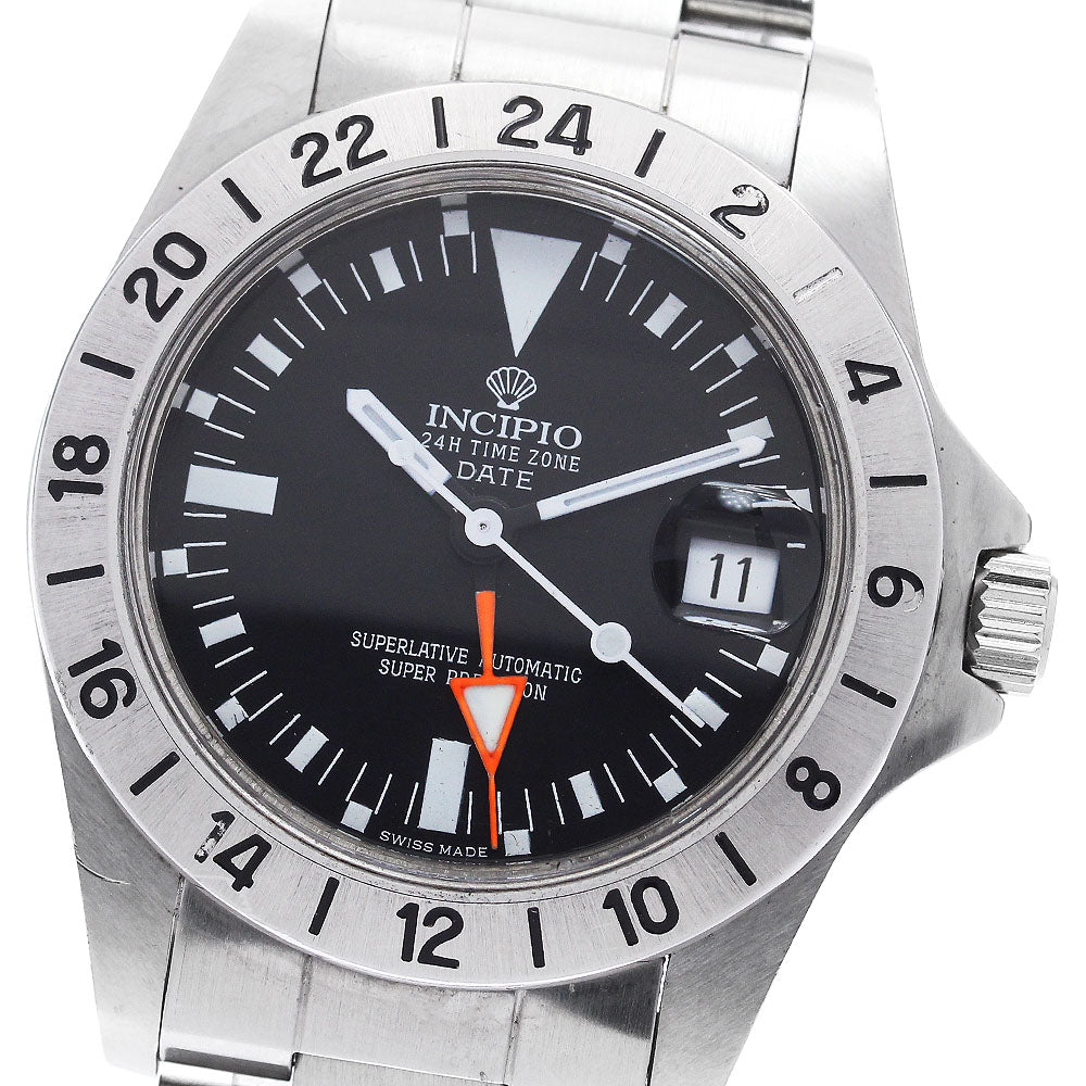 INCIPIO GMT black Dial Automatic Men's Watch_892965