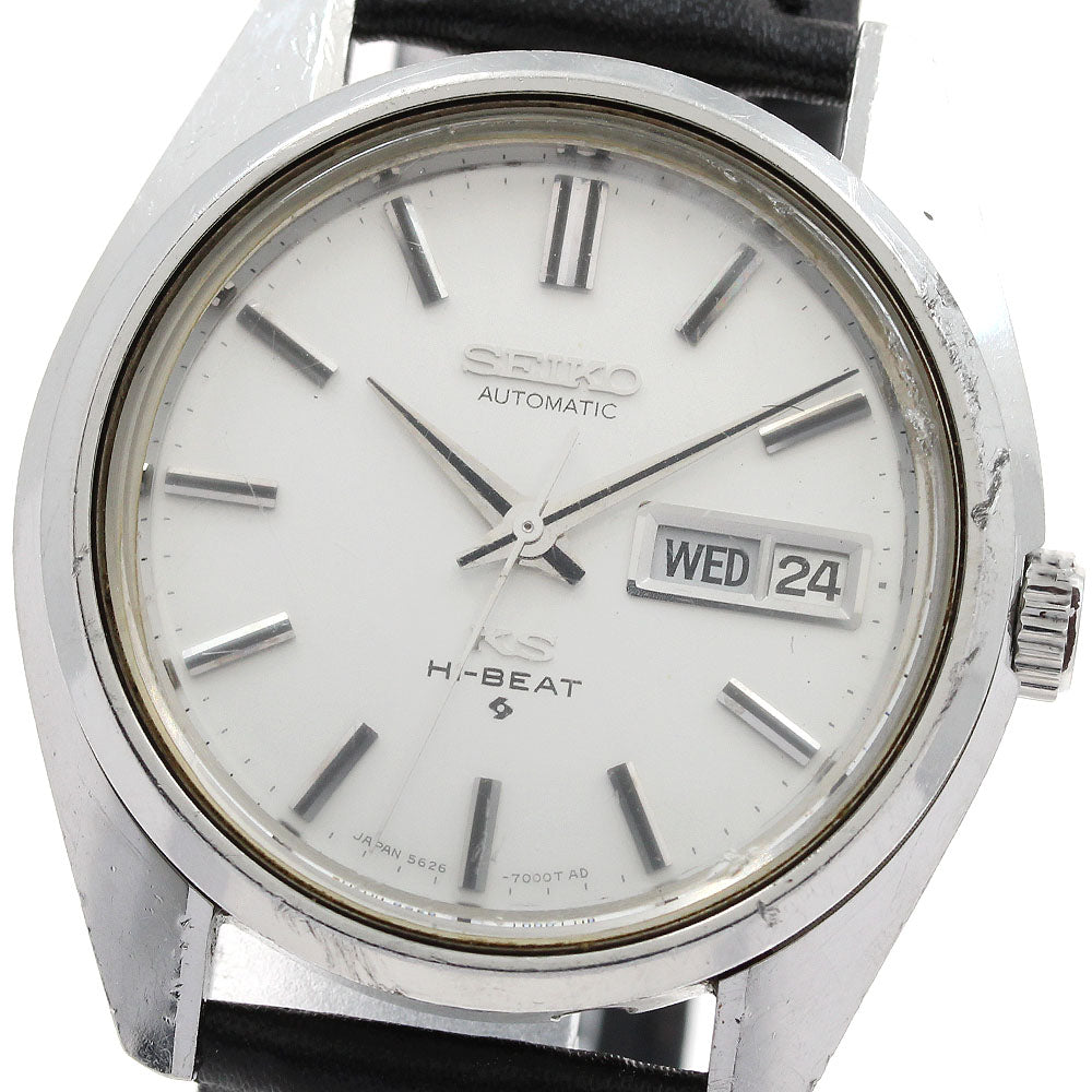 SEIKO King Seiko 5626-7000 Day date Silver Dial Automatic Men's Watch_893045