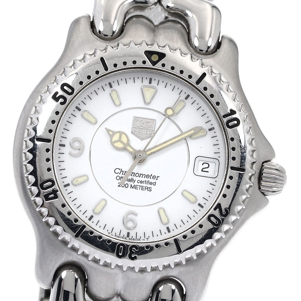 TAG HEUER S/el WG5113-P0 Date white Dial Automatic Men's Watch_893050