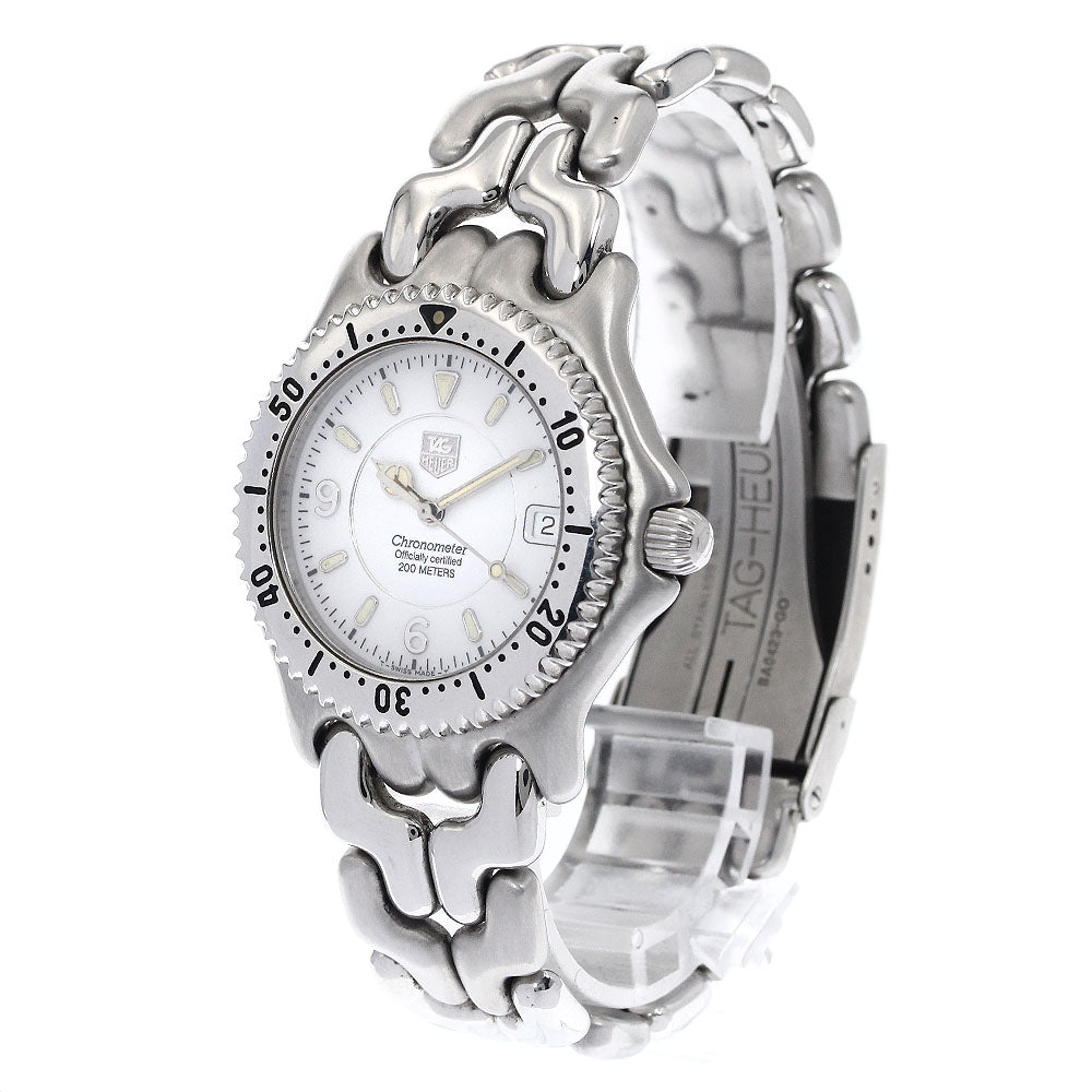 TAG HEUER S/el WG5113-P0 Date white Dial Automatic Men's Watch_893050