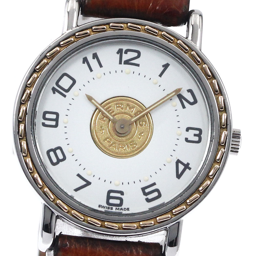 HERMES Serie white Dial Quartz Ladies Watch_893056