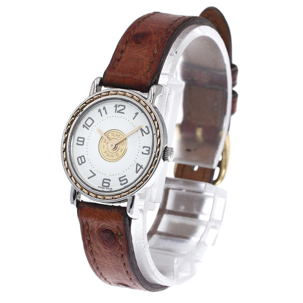 HERMES Serie white Dial Quartz Ladies Watch_893056