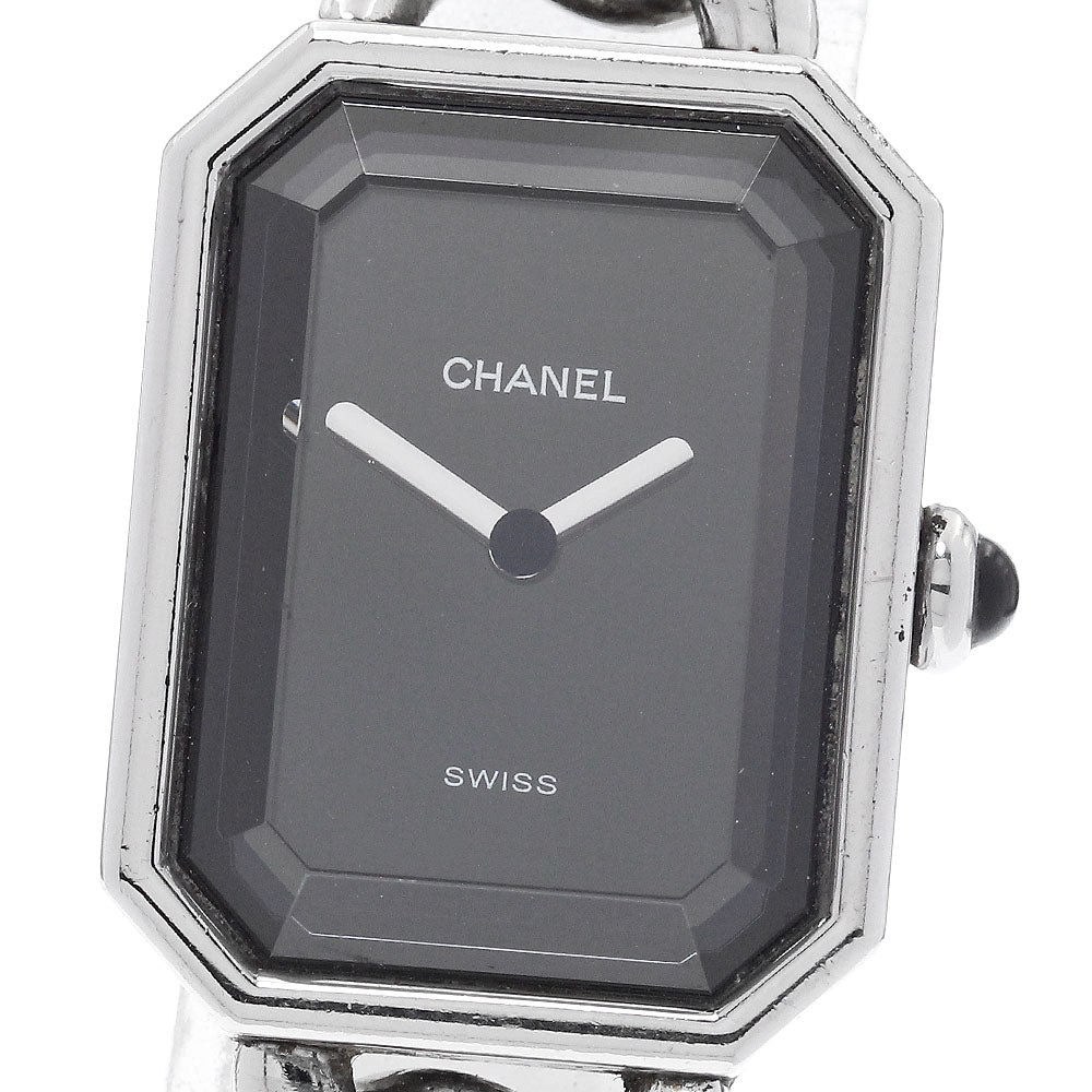 CHANEL Premiere L H0452 black Dial Quartz Ladies Watch_893058
