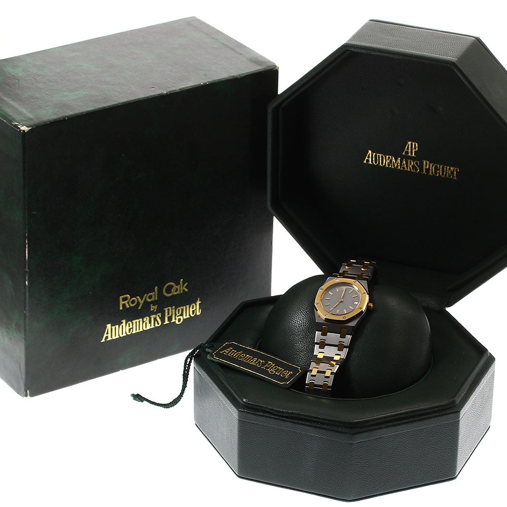 AUDEMARS PIGUET Royal oak 66270TR.722 Date gray Dial Quartz Ladies Watch_893065