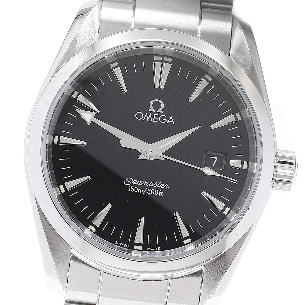OMEGA Seamaster Aqua Terra 2518.50 Date black Dial Quartz Boy's Watch_893126