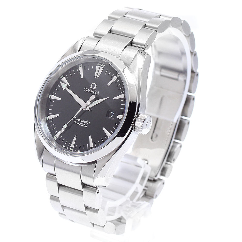 OMEGA Seamaster Aqua Terra 2518.50 Date black Dial Quartz Boy's Watch_893126