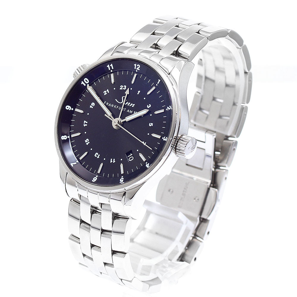 Sinn Financial Watch 6060 Date Dual Time black Dial Automatic Men's Watch_893137