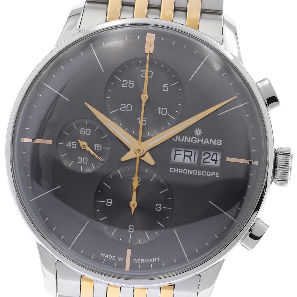 JUNGHANS Meister chronoscope 027/4527.45 Day date Automatic Men's Watch_893141