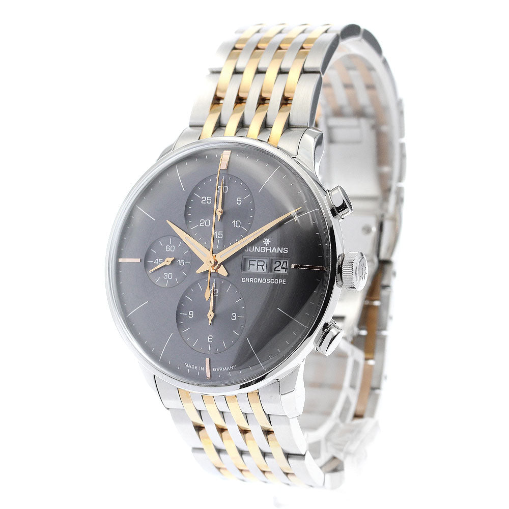 JUNGHANS Meister chronoscope 027/4527.45 Day date Automatic Men's Watch_893141