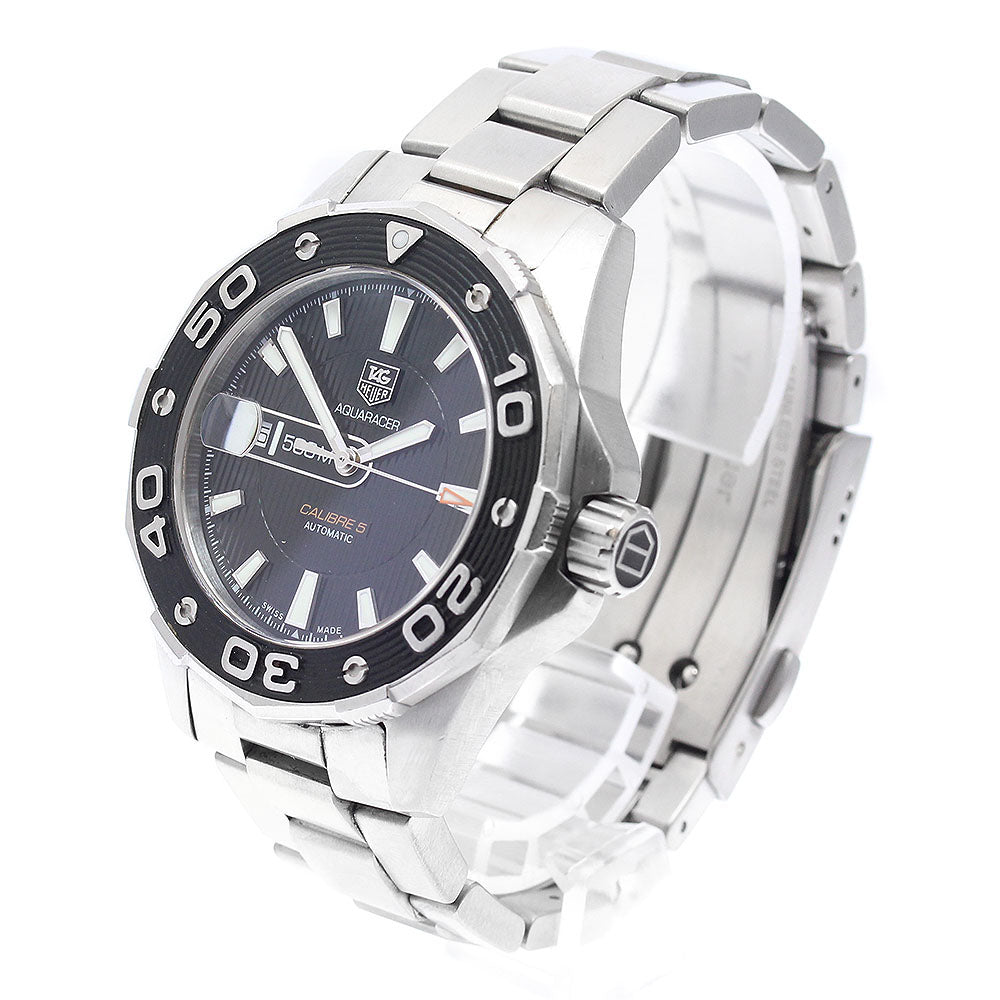TAG HEUER Aqua racer WAJ2110 Caliber 5 black Dial Automatic Men's Watch_893144