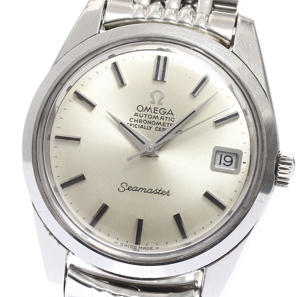 OMEGA Seamaster 166010 SP/168024 Date Cal.564 Silver Dial Automatic Men's_893156