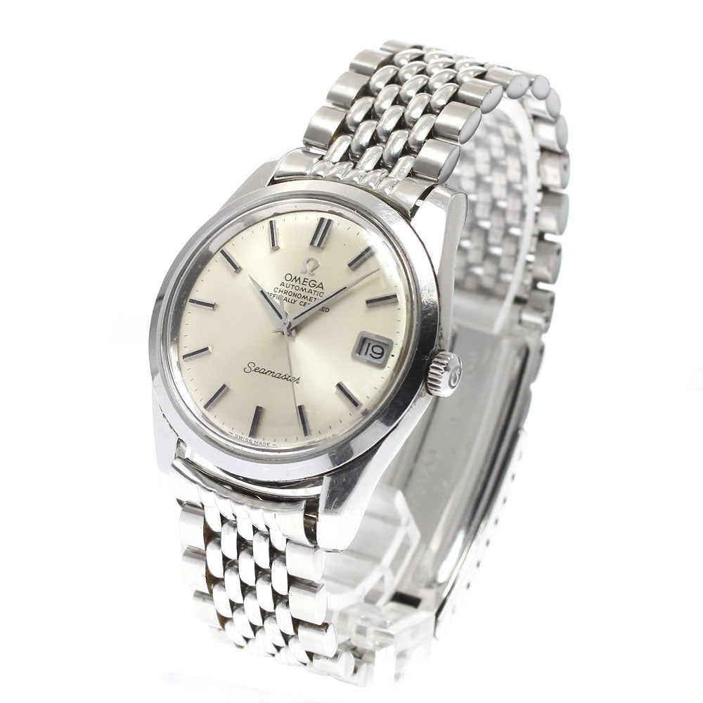 OMEGA Seamaster 166010 SP/168024 Date Cal.564 Silver Dial Automatic Men's_893156