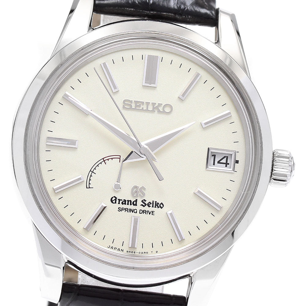 SEIKO Grand Seiko 9R65-0AX0/SBGA057 Power reserve beige Dial Spring drive Men's Watch_893157