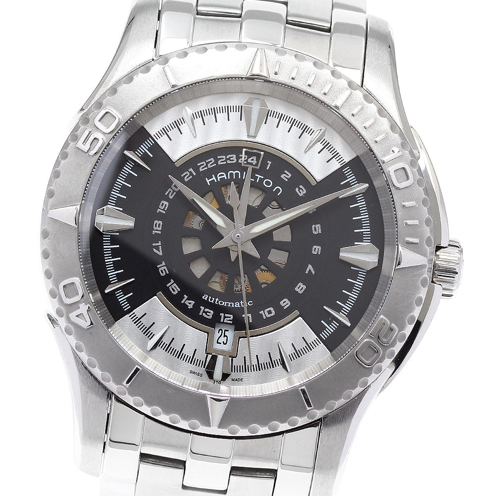 HAMILTON Sea view H375120 GMT black Dial Automatic Men's Watch_893162