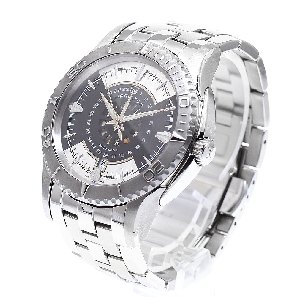 HAMILTON Sea view H375120 GMT black Dial Automatic Men's Watch_893162