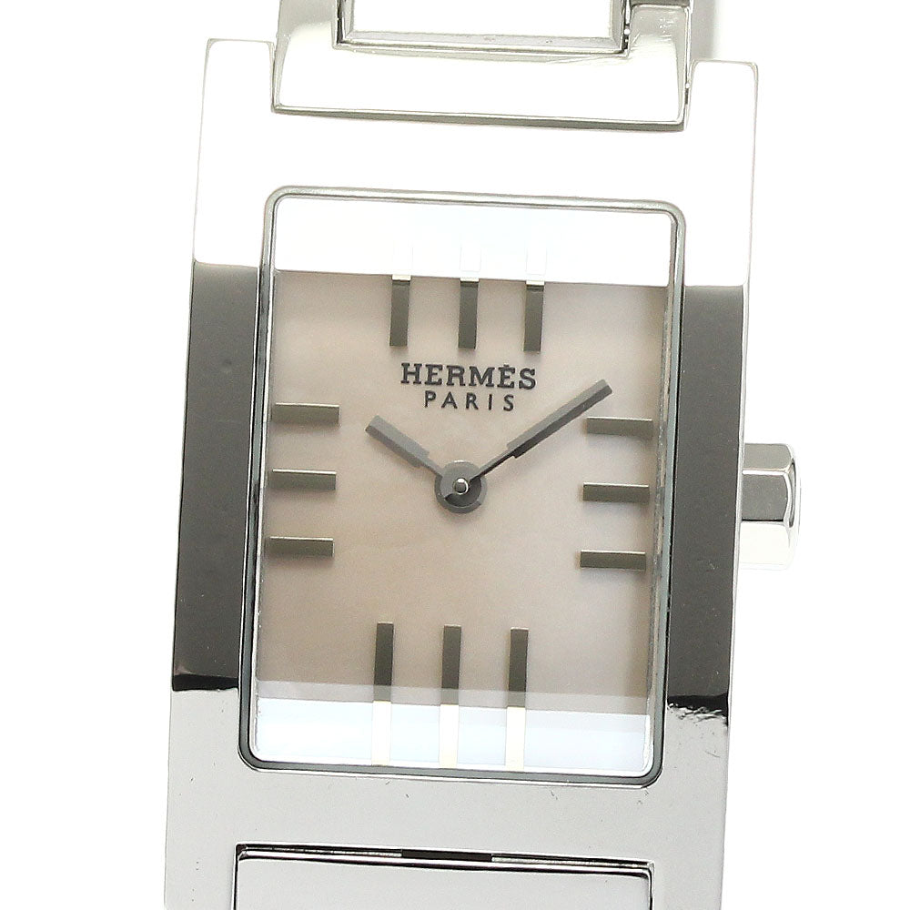 HERMES tandem TA1.210 Shell dial White shell Dial Quartz Ladies Watch_893187