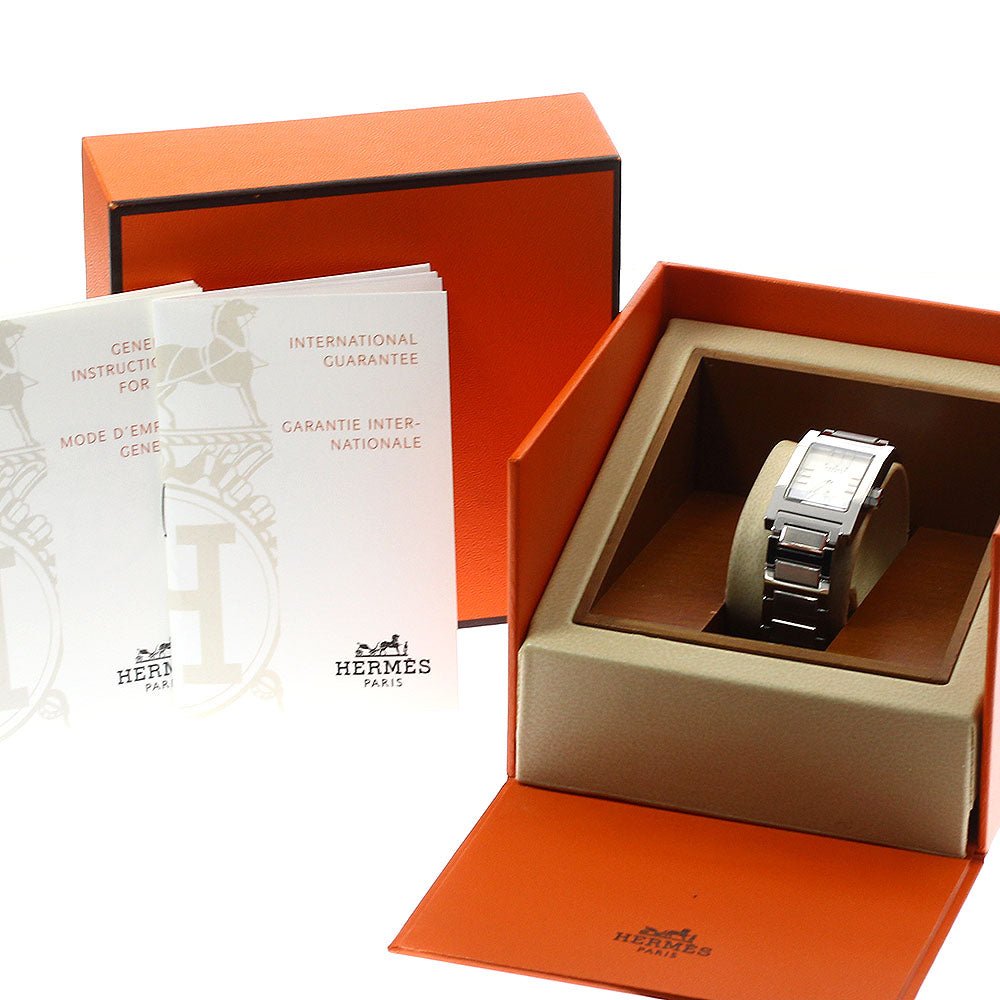 HERMES tandem TA1.210 Shell dial White shell Dial Quartz Ladies Watch_893187