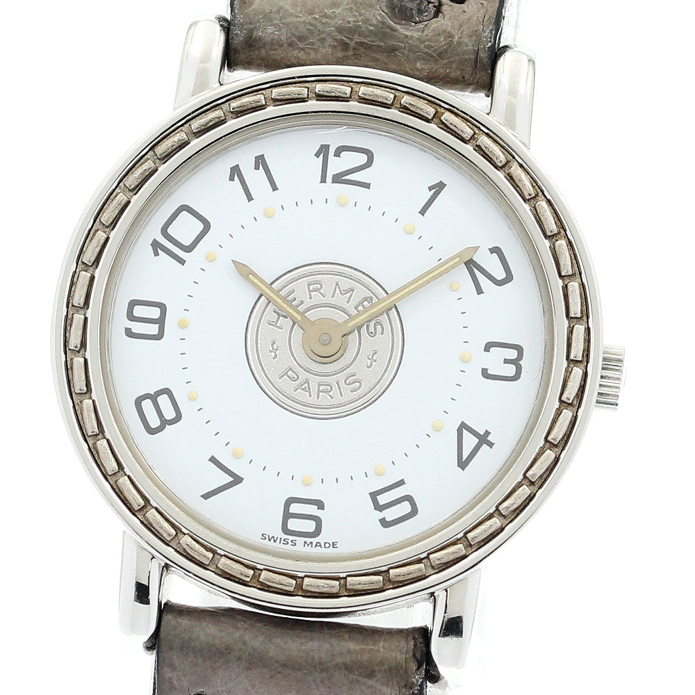 HERMES Serie white Dial Quartz Ladies Watch_893188