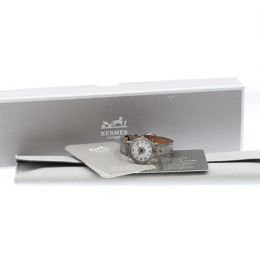 HERMES Serie white Dial Quartz Ladies Watch_893188