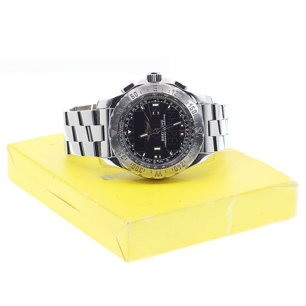BREITLING Air wolf A78363 black Dial Quartz Men's Watch_893195