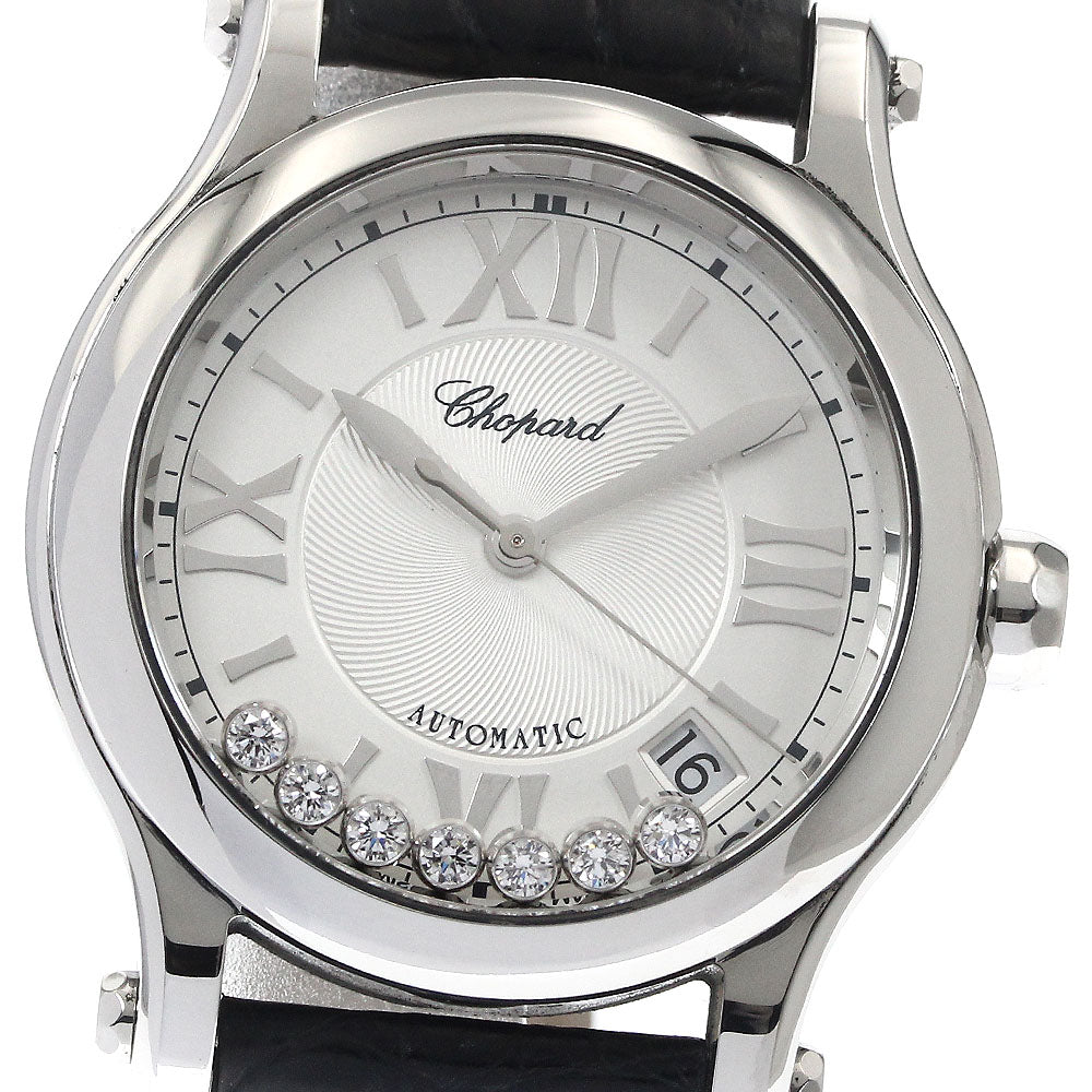 Chopard Happy sports 8559 7P diamond date Silver Dial Automatic Men's Watch_893216