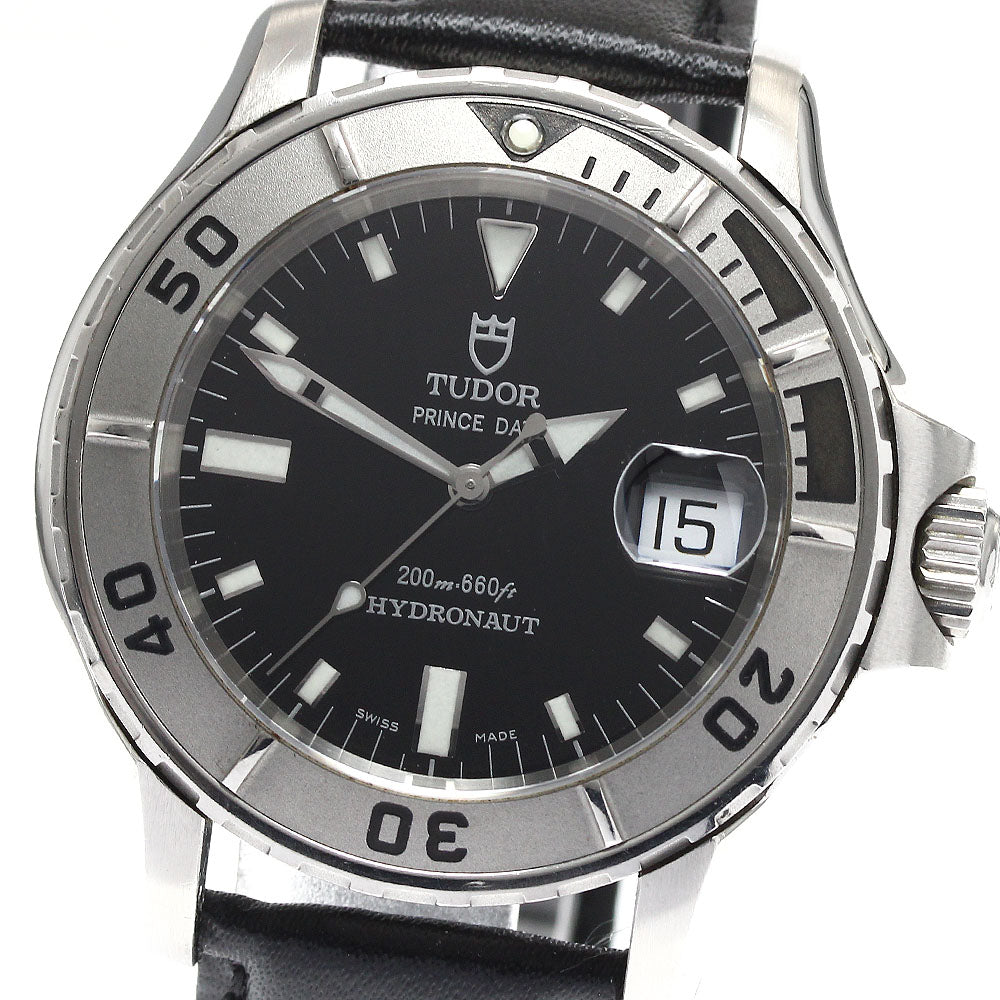 TUDOR Prince Date Hydronaut 89190 black Dial Automatic Men's Watch_893217
