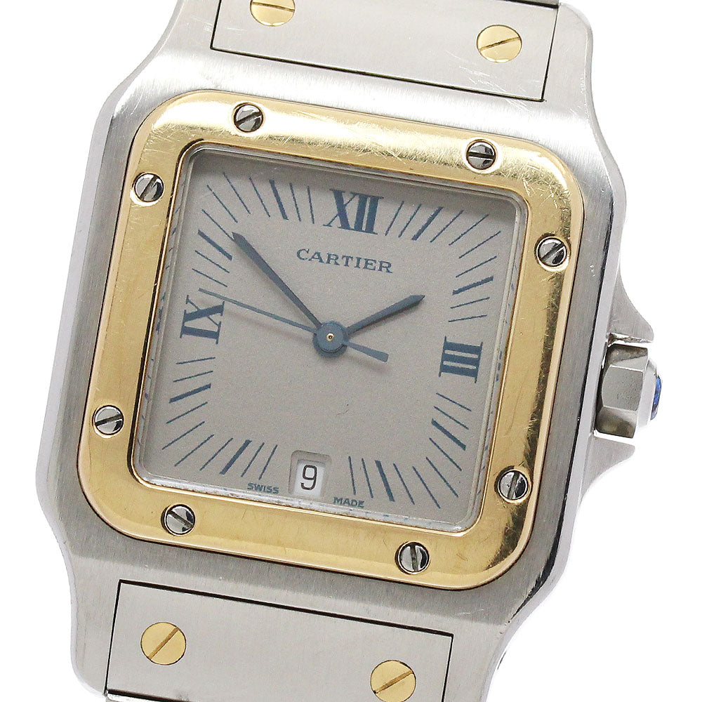 CARTIER Santos GalbeeLM W20023C4 gray Dial Quartz Men's Watch_893487