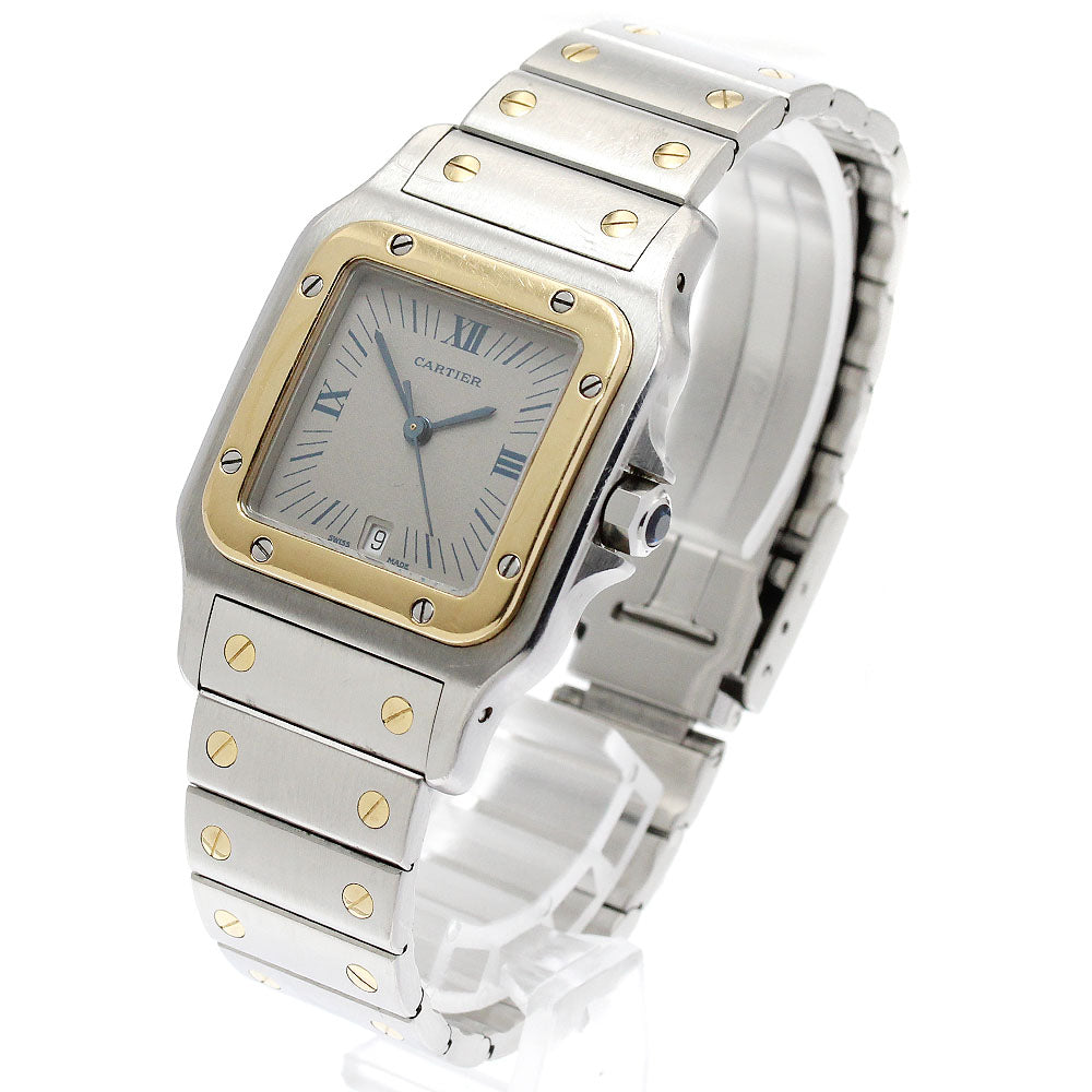 CARTIER Santos GalbeeLM W20023C4 gray Dial Quartz Men's Watch_893487