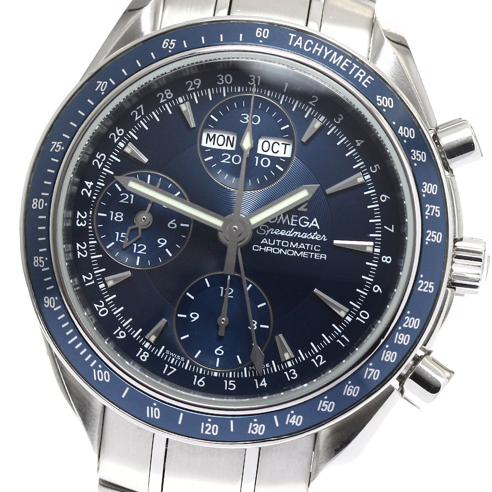 OMEGA Speedmaster 3222.80 Triple calendar Navy Dial Automatic Men's Watch_893493