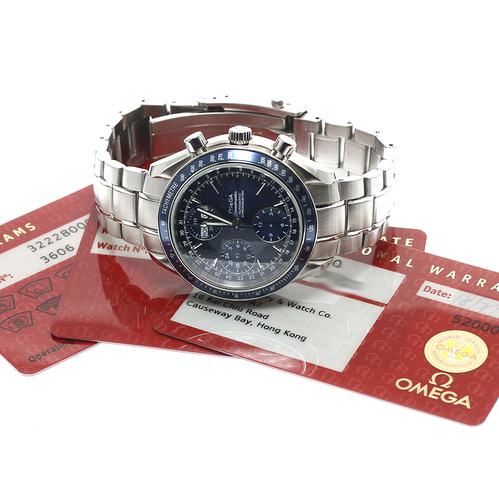 OMEGA Speedmaster 3222.80 Triple calendar Navy Dial Automatic Men's Watch_893493