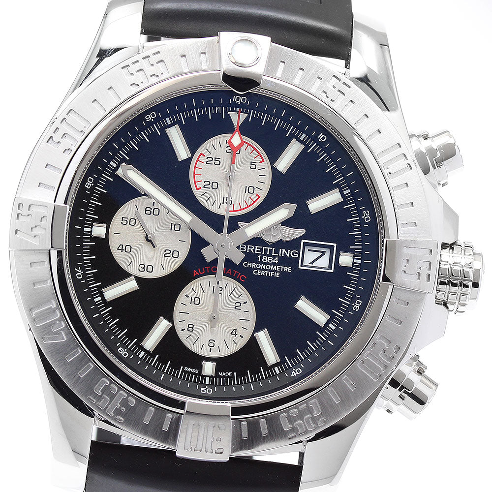 BREITLING Super Avenger II A13371 Date Chronograph Automatic Men's Watch_893499