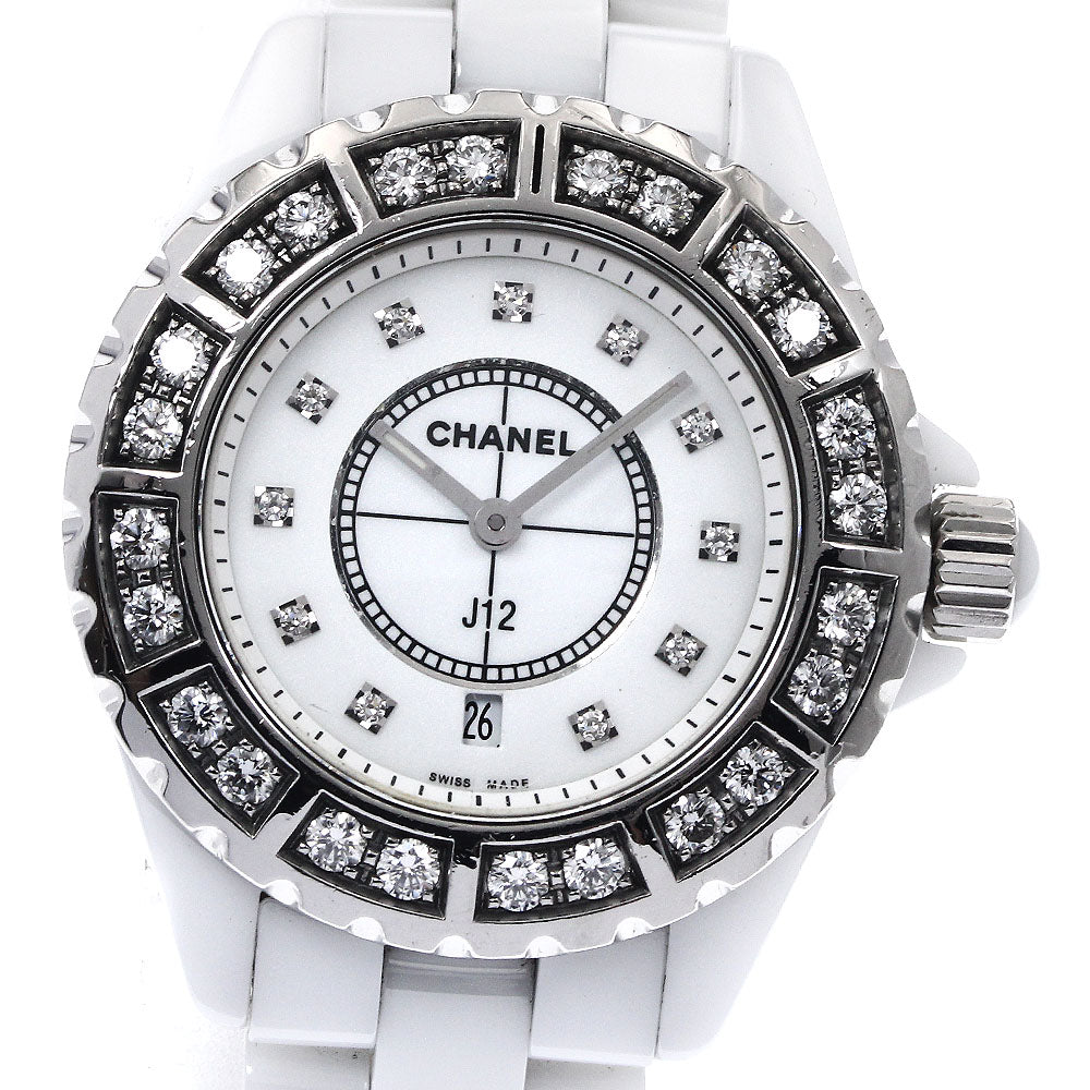 CHANEL J12 H2429 Diamond bezel 11P white Dial Quartz Ladies Watch_893513