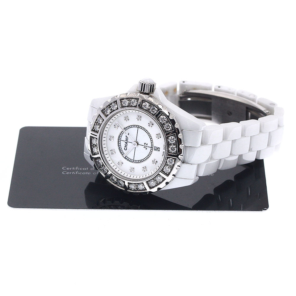 CHANEL J12 H2429 Diamond bezel 11P white Dial Quartz Ladies Watch_893513